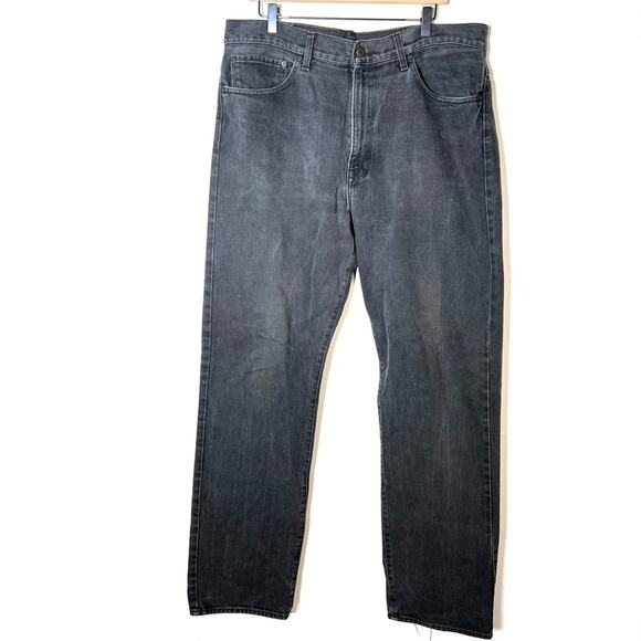 Ralph Lauren Polo black classic relaxed fit tapered leg jeans size 38/35 B89 - Picture 1 of 4